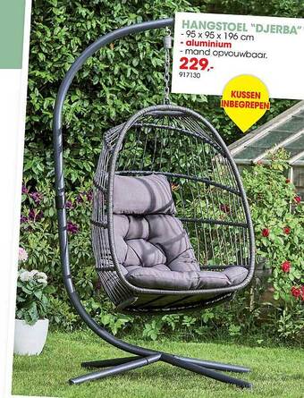 Hubo Hangstoel "djerba" aanbieding