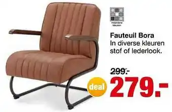 Fauteuil Bora
