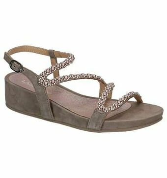Torfs Lazamani Taupe Sandalen aanbieding