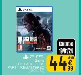 Cora Game the last of us part ii remastered aanbieding