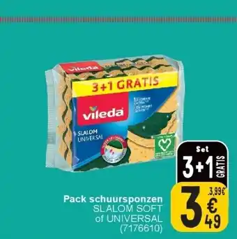 Cora Pack schuursponzen aanbieding