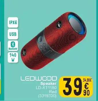 Cora Speaker ld-xt1180 red aanbieding
