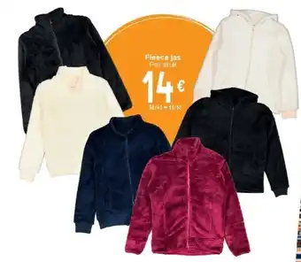 Cora Fleece jas aanbieding
