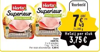 Cora Ham herta aanbieding