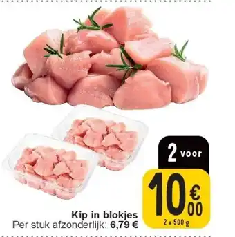 Cora Kip in blokjes aanbieding