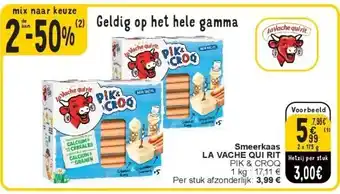 Cora Smeerkaas la vache qui rit aanbieding