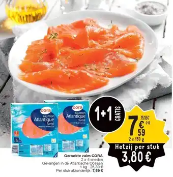 Cora Gerookte zalm cora aanbieding