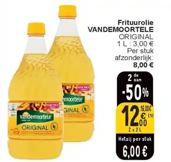 Cora Frituurolie vandemoortele aanbieding