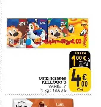 Cora Ontbijtgranen kellogg’s aanbieding