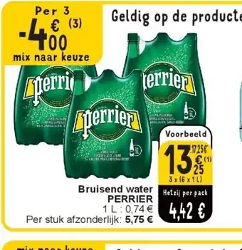 Cora Bruisend water perrier aanbieding