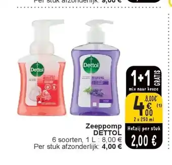 Cora Zeeppomp dettol aanbieding