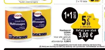 Cora Keukenrol cora aanbieding