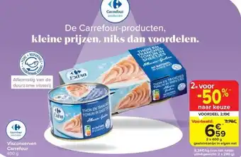 Carrefour Visconserven carrefour aanbieding