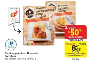 Carrefour Bereide gerechten brasserie carrefour aanbieding