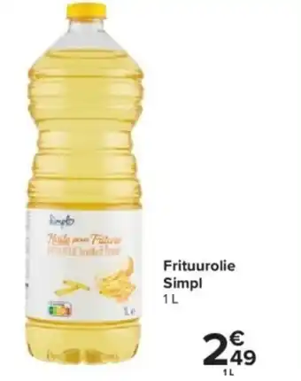 Carrefour Frituurolie Simpl 1L aanbieding