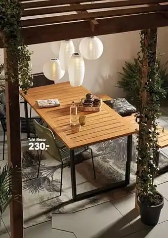 Kwantum Tafel alesso aanbieding