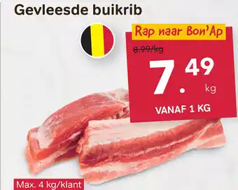 Bon Ap Gevleesde buikrib aanbieding