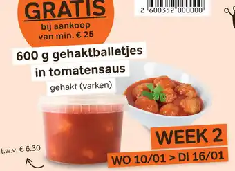 Bon Ap gehaktballetjes in tomatensaus aanbieding