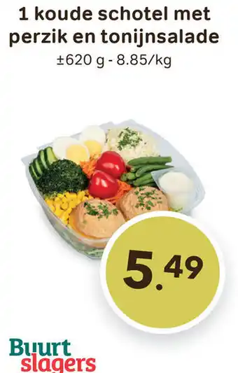 Bon Ap 1 koude schotel met perzik en tonijnsalade aanbieding