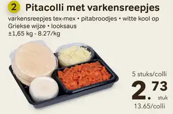 Bon Ap Pitacolli met varkensreepjes aanbieding