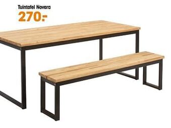 Kwantum Tuintafel novara aanbieding