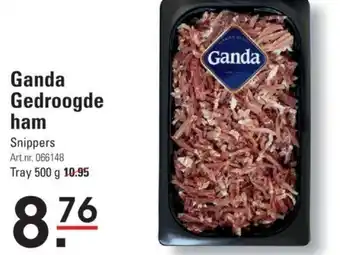 Sligro Ganda Gedroogde ham aanbieding
