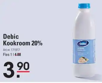 Sligro Debic Kookroom 20% aanbieding