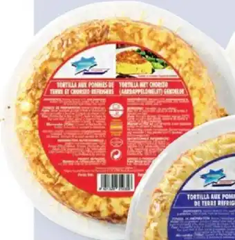 Uprena Spaanse tortilla Met chorizo