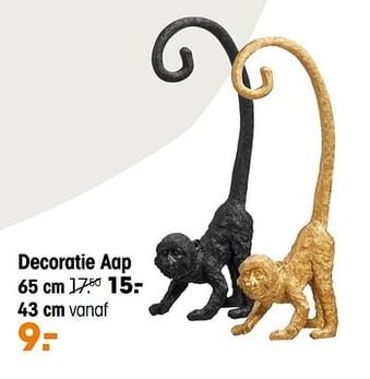 Kwantum Decoratie aap aanbieding