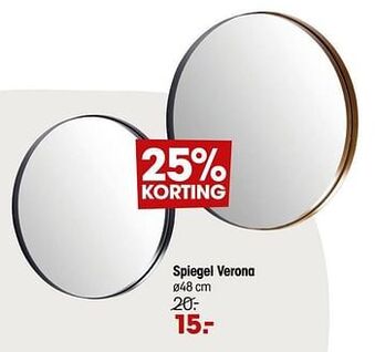 Kwantum Spiegel verona aanbieding