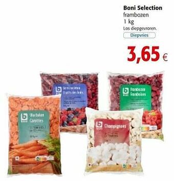 Colruyt Boni selection frambozen aanbieding