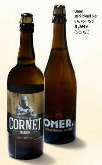 Colruyt Omer sterk blond bier aanbieding