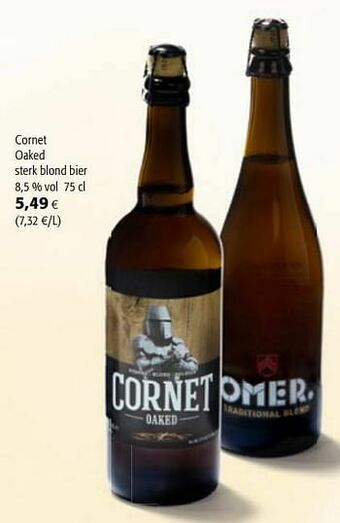Colruyt Cornet oaked sterk blond bier aanbieding