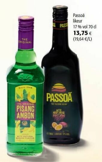 Colruyt Passoã likeur aanbieding