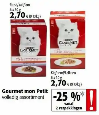 Colruyt Gourmet mon petit volledig assortiment aanbieding
