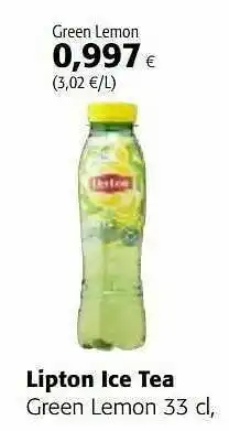 Colruyt Lipton ice tea green lemon aanbieding