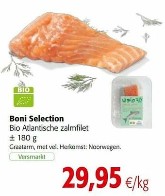Colruyt Boni Selection Bio Atlantische zalmfilet aanbieding