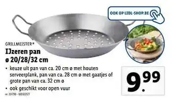 Lidl Ijzeren pan m aanbieding