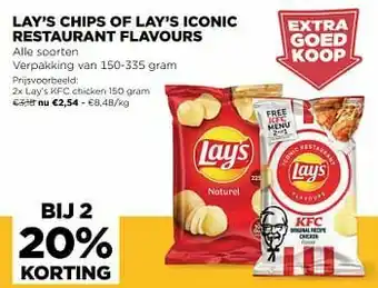 Jumbo Lay’s kfc chicken aanbieding