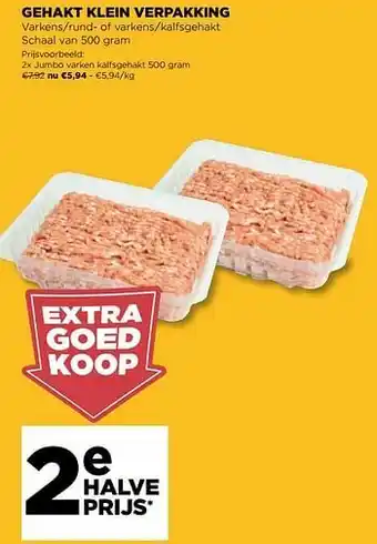 Jumbo varken kalfsgehakt