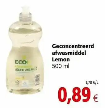 Geconcentreerd afwasmiddel lemon