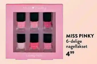 Di Miss pinky 6-delige nagellakset aanbieding
