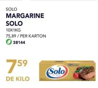 Bidfood MARGARINE SOLO 10 x 1kg aanbieding