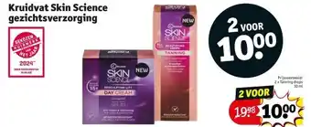 Kruidvat Skin science gezichtsverzorging aanbieding