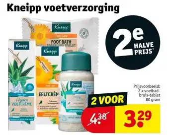 Kruidvat Kneipp voetverzorging aanbieding