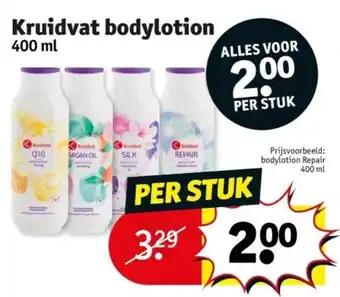 Kruidvat Bodylotion 400ml aanbieding