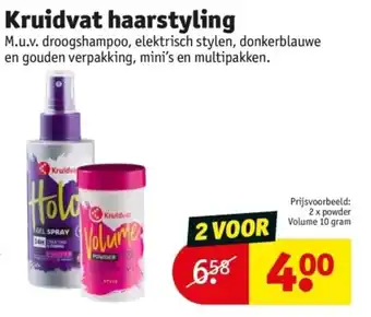 Kruidvat Haarstyling aanbieding