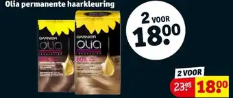 Kruidvat Olia permanente haarkleuring aanbieding