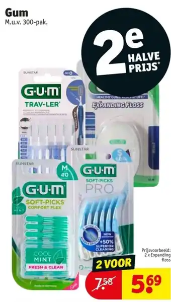 Kruidvat Gum aanbieding