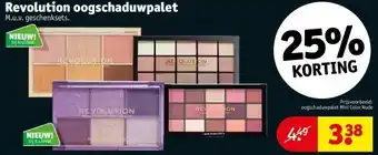 Kruidvat Revolution oogschaduwpalet aanbieding